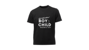 Black boy child matters too t shirt