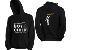 Black boy child matters too hoodie